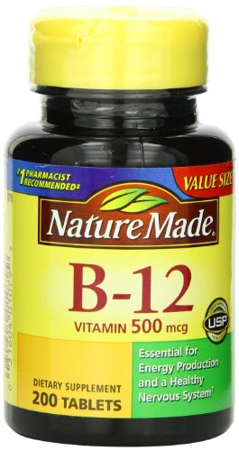 Naturaleza la vitamina B-12 500 Mcg, tabletas, 200-Conde