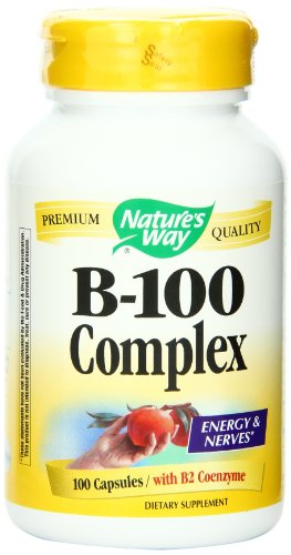 Forma de vitamina B-100 Complex de la naturaleza, 100 cápsulas