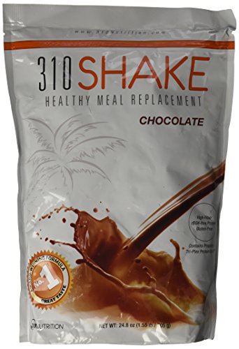 310 shake Chocolate (mayor calidad alimentos ingredientes), peso neto: 24,8 oz (1,55 lb / g 705)