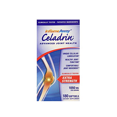 Celadrin ® Advanced salud común 1050 Mg, 180 Softgels rápido, larga duración de conjunto comodidad Personal salud / cuidado de la salud