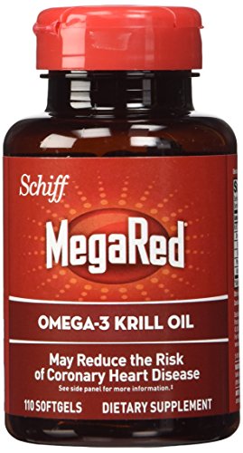 MegaRed Omega 3 Krill aceite 300 mg (Mega rojo), 110 cápsulas, Schiff