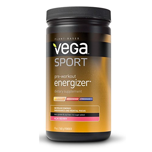 Vega Sport Energizer antes del ejercicio, la baya de Acai, tina, 19 oz