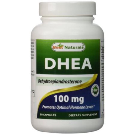 DHEA 100 mg 60 Cápsulas por Best Naturals - Promueve nivel de la hormona óptima