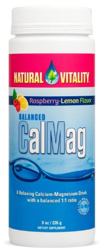 Vitalidad natural equilibrado CalMag, frambuesa limón, 8 onzas