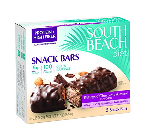 Bares de South Beach dieta, batida Chocolate almendra, Onza 0,98, cuenta 5 (paquete de 8)