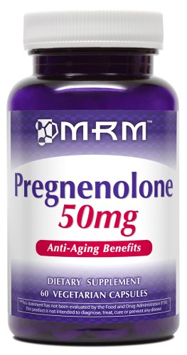 MRM pregnenolona 50 Mg cápsulas vegetarianas, cuenta 60