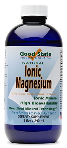 Buen estado - líquido iónico minerales magnesio (96 porciones elementales - 100 mg y 2 mg de ácido de fulvic) 8 floz
