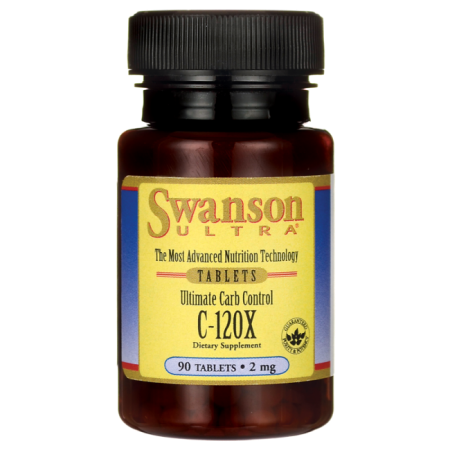 Swanson último Carb Control C-120X Blanco kidne 2 mg 90 Tabs