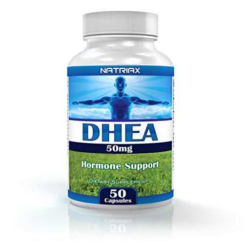 DHEA Dehidroepiandrosterona 50mg - 50 fácil de tragar cápsulas - edad-desafiando la dieta hormona complementar - equilibrar sus hormonas y sentirse más activo - para hombres y mujeres - 10% de descuento en sus pedidos más