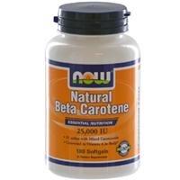 Ahora alimentos Beta caroteno (Natural) - 180 perlas