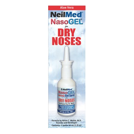 NeilMed Nasogel goteo libre de gel en spray para las narices en seco - 30 ml 2 Paquete