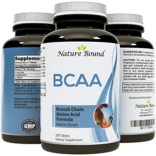 Mejor BCAA suplemento - musculación increíble + fórmula de resultados - aminoácidos de cadena ramificada pura - L-leucina + alimenticia Pre entrenamiento para hombres y mujeres - USA hecho por la naturaleza con destino