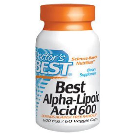 Mejores ácido alfa lipoico 600mg Doctors Best 60 VCaps