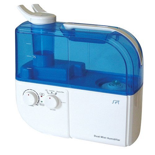 SU SPT-4010 ultrasónico Dual-caliente/fresco humidificador con filtro de intercambio iónico - azul