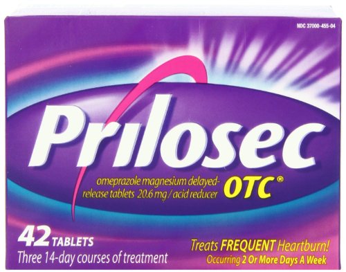 Tabletas de Prilosec OTC (Regular, 84 comprimidos)