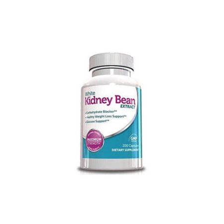 Extracto de Frijol Blanco Kidney Bean Bloqueador de carbohidratos 200 Cápsulas