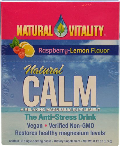 Sabor de frambuesa limón natural de vitalidad Natural calma Anti estrés beber 30 cuenta