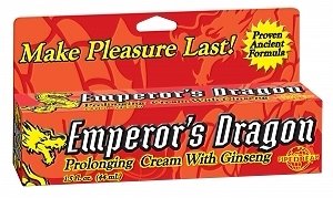 Dragon prolongar crema W/Ginseng (paquete de 2)