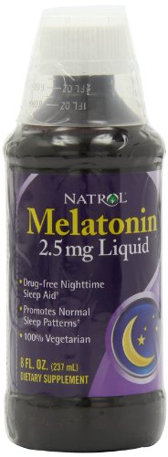 Natrol melatonina 2.5mg líquido, 8 onzas de líquido