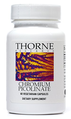 Thorne Research - picolinato de cromo - 60 cápsulas vegetarianas