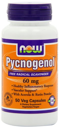 AHORA alimentos Pycnogenol 60mg, 50 cápsulas vegetarianas