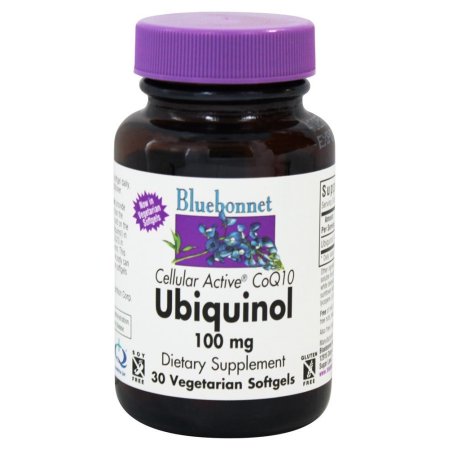 Bluebonnet Nutrition celular CoQ10 ubiquinol 100 mg 30 Cápsulas