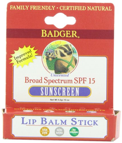 Badger SPF 15 labio bálsamo Stick