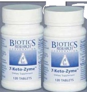 7-keto-zyme 120t - Biotics - 2 protector de botella