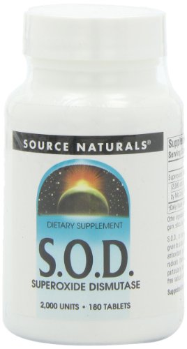 Source Naturals S.O.D 2000 unidades, 180 comprimidos