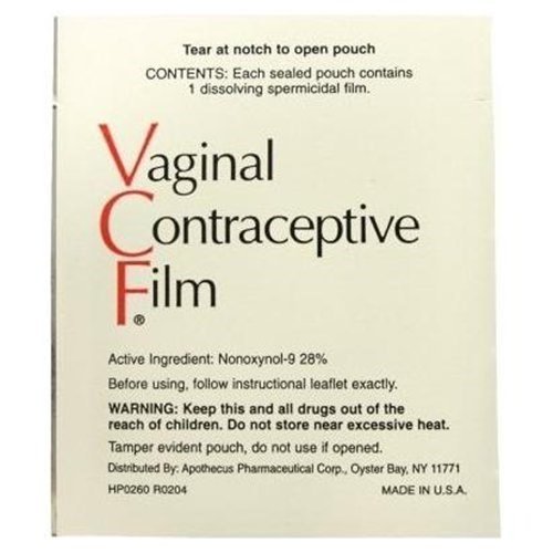 Ct 18 de película anticonceptiva Vaginal VCF - Control de la natalidad mata los espermatozoides en contacto (18)