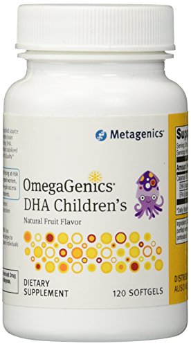 Masticables suplemento Metagenics OmegaGenics DHA infantil, cuenta 120