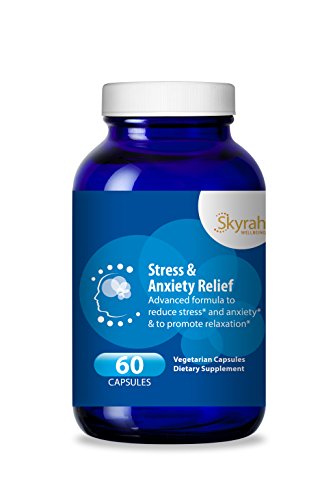 Alivio del estrés y la ansiedad suplemento - relajarse y calmar tu mente - 60 cápsulas toman 1 a 3 cápsulas al día - potentes antioxidantes, vitaminas y magnesio protegen sus nervios - para mujeres y hombres - garantía de por vida - guía 