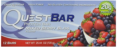 Misión nutrición proteína Bar, mezcla Berry Bliss, 2,12 onzas, 12 Conde