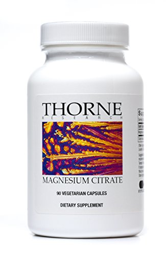 Thorne Research - suplemento de salud de citrato de magnesio - 90 cápsulas vegetarianas