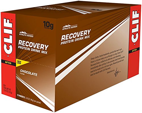Mezcla de bebida de proteína CLIF recuperación - Chocolate - (16,05 oz, 1 cuenta)
