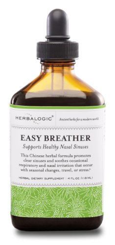 Herbalogic respiradero fácil - hierbas alergia, nariz y senos ayuda (4 oz.)