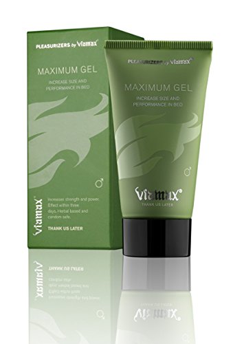 Máximo de ViaMAX Gel - Gel de mejora masculina (efectivamente estimula el flujo sanguíneo, que aumenta la resistencia del pene y crea erecciones más potentes)