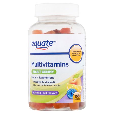 equate Adult Gummy multivitaminas 150 ct