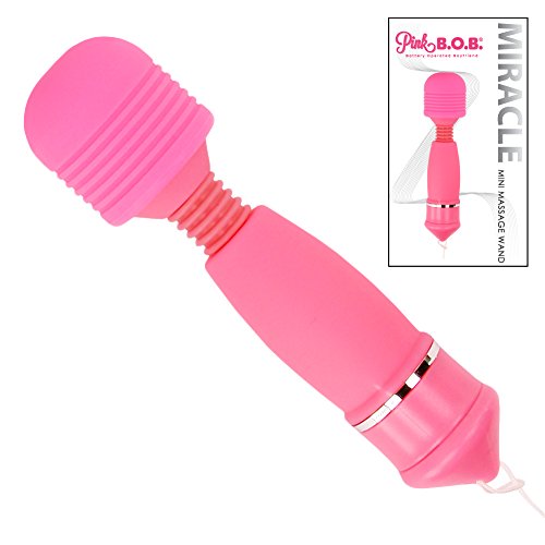 B.O.B.® Rosa Mini varita Personal masajeador para mujeres - vibrador juguete de adulto del sexo discreto - Sexy femenina del clítoris vibraciones