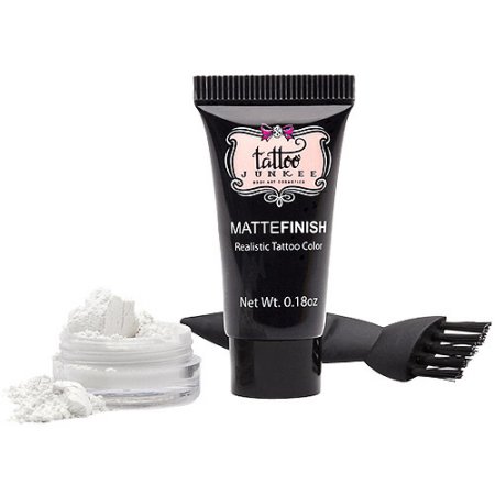 TATTOO JUNKEE Negro MatteFINISH Arte Kit, 4 pc