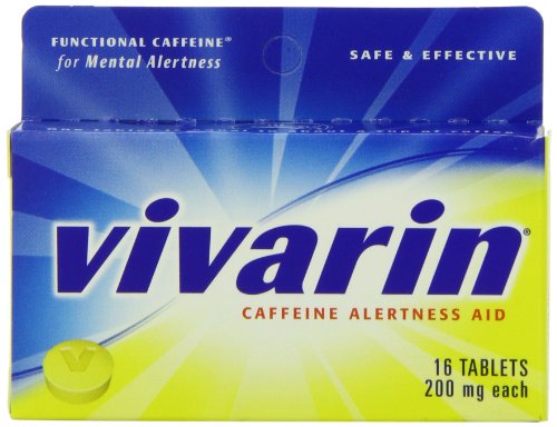 Vivarin cafeína alerta ayuda, cuenta 16 (paquete de 6)