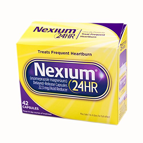 24 horas de Nexium reductor ácido cápsulas para aliviar el ardor de estómago - cuenta 42