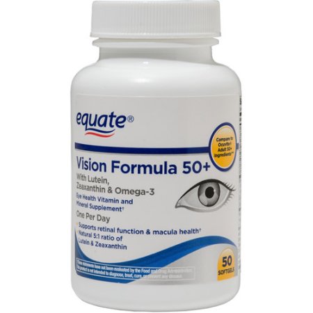 equate 50 Comprimidos Vision Fórmula 50 recuento