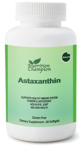 Fuerza Extra, antioxidante astaxantina 10 mg x 60 cápsulas: Supernutrient; Apoya el sistema inmune, piel sana, ojos, cerebro, articulaciones, corazón; Recuperación del ejercicio de SIDA; Protección solar interior; Anti-aging