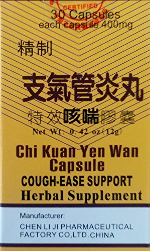 Tos-facilitar apoyo (Chi Kuan Yen Wan) 400 mg X 30 cápsulas