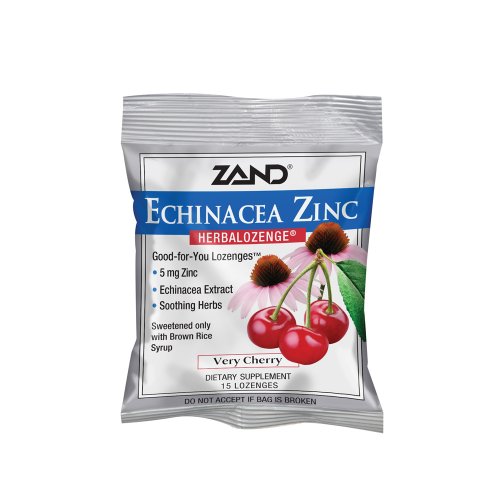 Zand Herbalozenge, cereza Echinacea Zinc, cuenta 15 (paquete de 3)