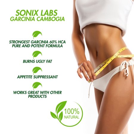 Sonix Labs 60% HCA extracto puro de la Garcinia cambogia extra de fuerza