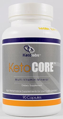 Ketolabs Keto núcleo multivitamínico diario con minerales y probióticos - suplemento diseñado para hombres y mujeres en bajas en carbohidratos, Atkins, Paleo, cetogénica (Keto) y otros la pérdida de peso dietas - 90 cápsulas - 100% dinero garantía de devo