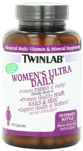 Diario Ultra Twinlab Femenil avanzado cápsulas de vitaminas y minerales, cuenta 144