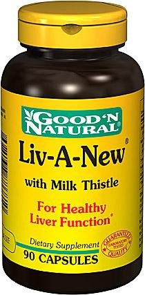 N buen Natural - Liv-A-nuevo (fórmula de hígado) - 90 cápsulas